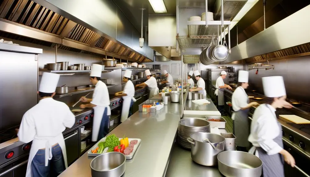 Hospitality and hôtellerie stylized thumbnail in a restaurant kitchen